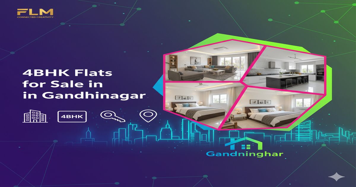 4 BHK Flats for Sale in Gandhinagar: Complete Buyer’s Guide (Prices, Areas & Tips)