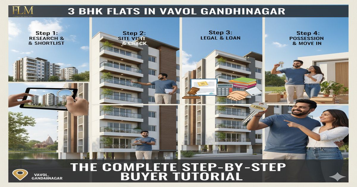 3 BHK Flats In Vavol Gandhinagar – The Complete Step-By-Step Buyer Tutorial