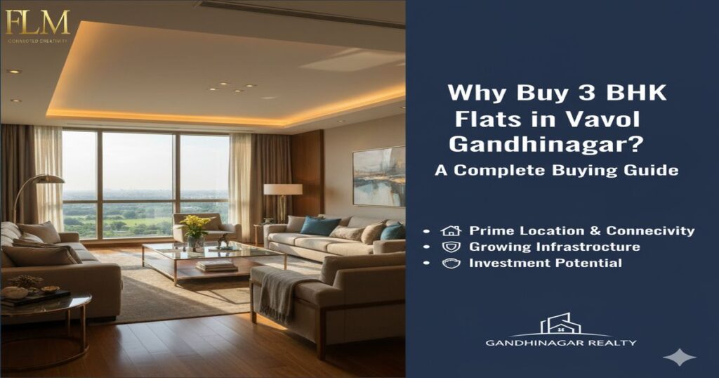 Buy 3 BHK Flats in Vavol Gandhinagar