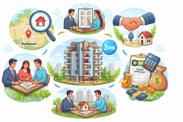 How to Find and Buy the Perfect 3 BHK Flat for Sale in Kudasan