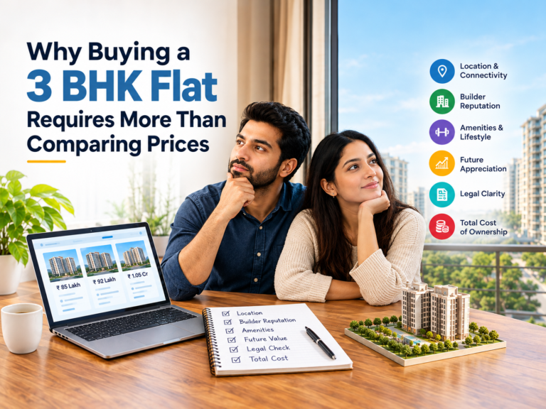 Ultimate Checklist Before Buying a 3 BHK Flat for Sale in Kudasan