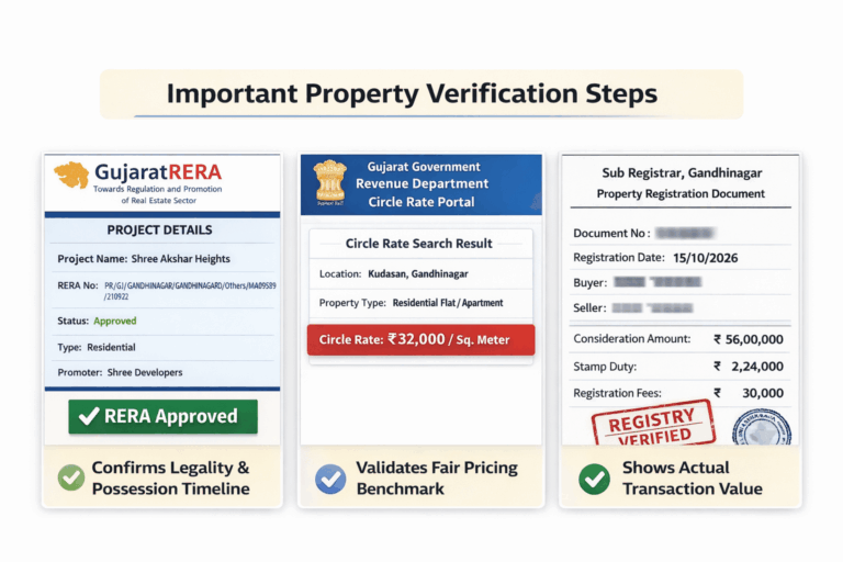 2 BHK Flats in Gandhinagar