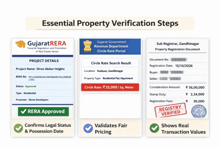 4 BHK Flats for Sale in Gandhinagar