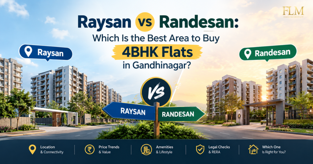 Raysan vs Randesan: Which Is the Best Area to Buy 4BHK Flats in Gandhinagar?