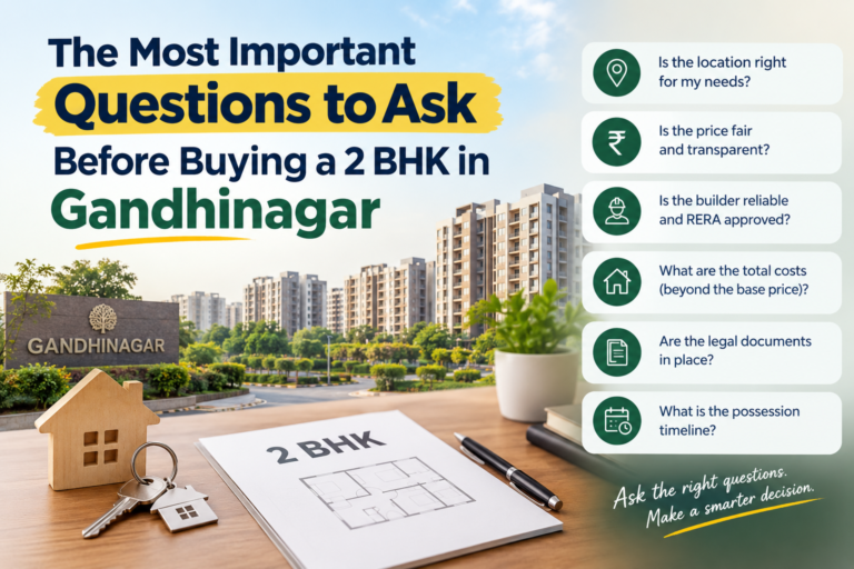 FAQs Before Buying 2 BHK Flats in Gandhinagar