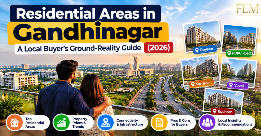 Residential Areas in Gandhinagar: A Local Buyer’s Ground-Reality Guide (2026)