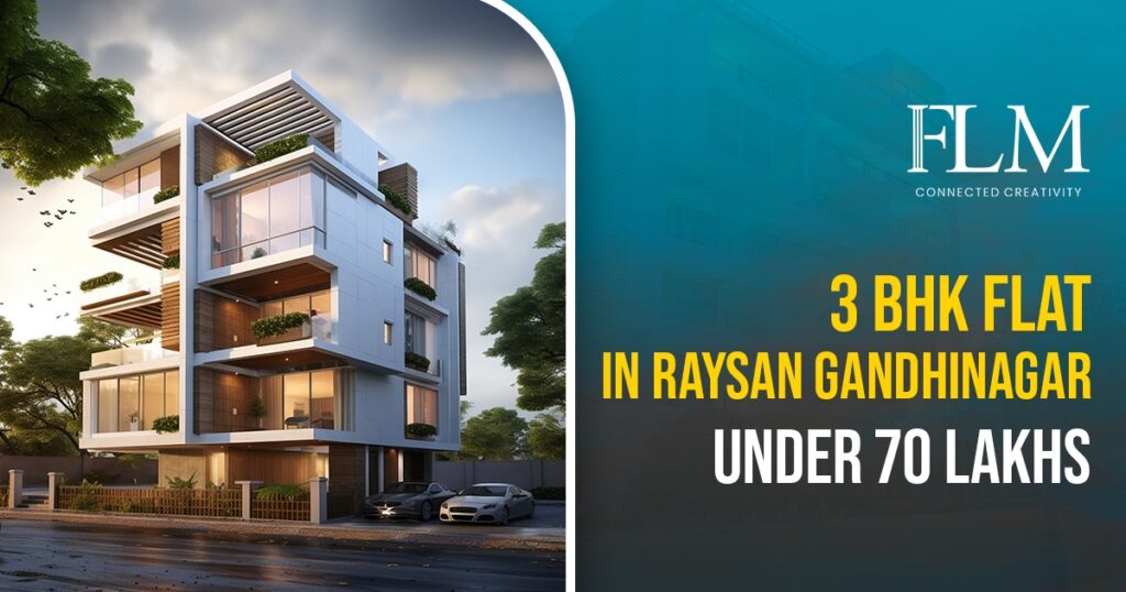 3 BHK Flat in Raysan Gandhinagar Under 70 Lakhs