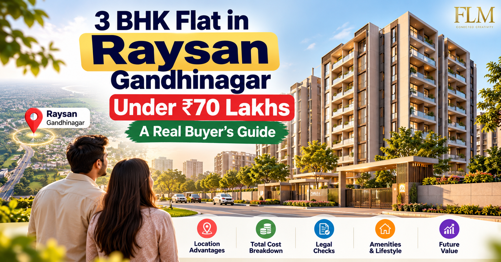 3 BHK Flat in Raysan Gandhinagar Under 70 Lakhs: A Real Buyer’s Guide
