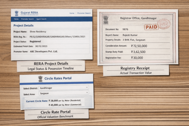 4 BHK Flats in Raysan Gandhinagar