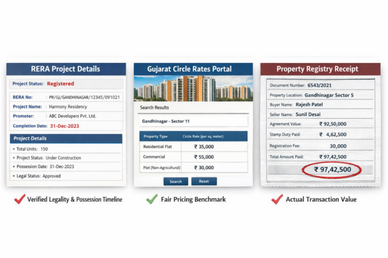 Step-by-Step Process to Buy 2 BHK Flats in Gandhinagar