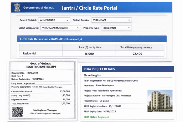 Stamp Duty And Registration Charges in Gandhinagar