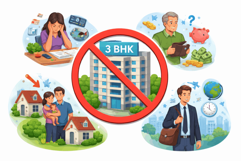 Who Should Buy 3 BHK Flats Families vs Investors