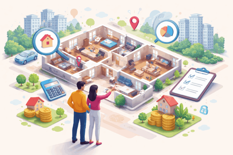 3 BHK in Gandhinagar vs Ahmedabad