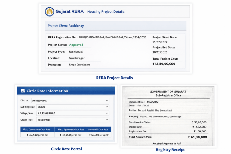 Stamp Duty and Registration Explanation in Gujarat