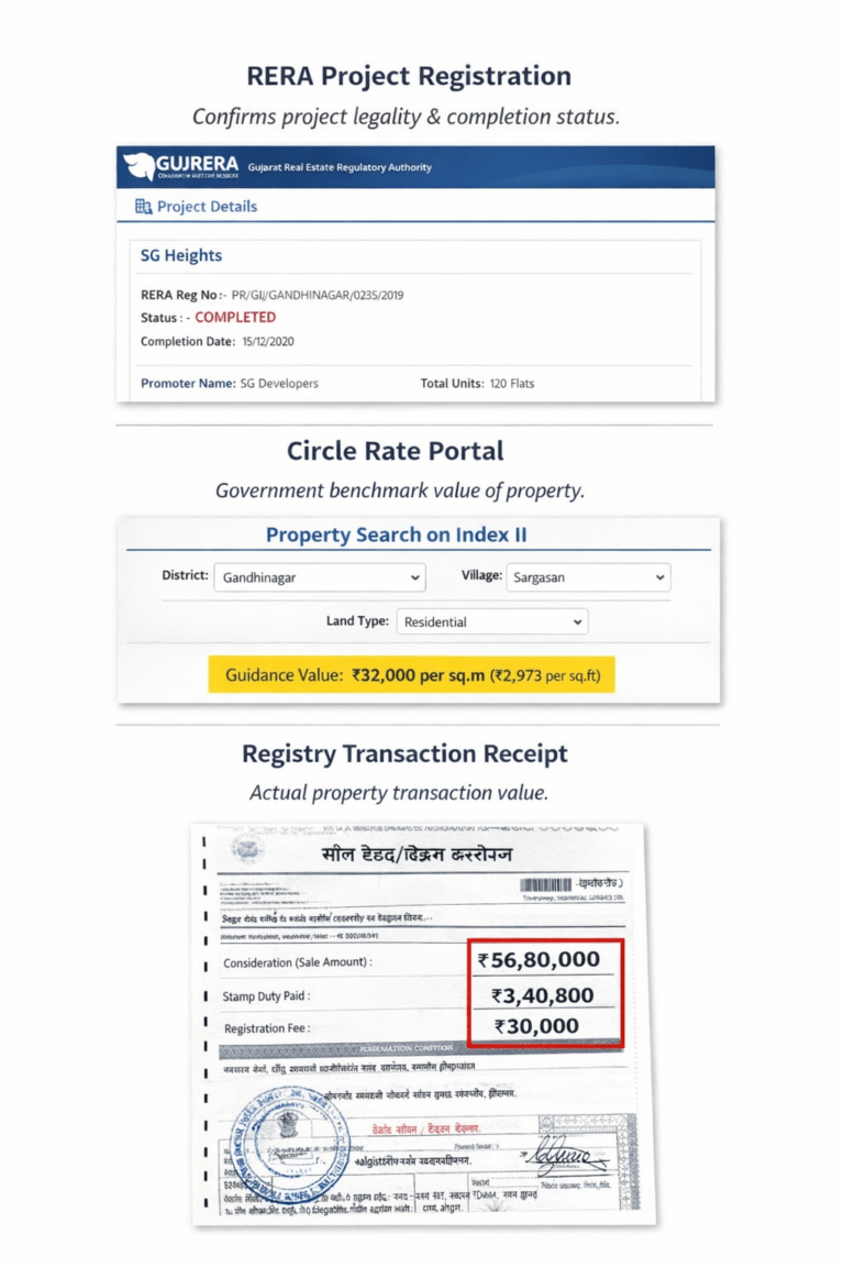 Ready To Move Flats In Gandhinagar Under 60 Lakhs
