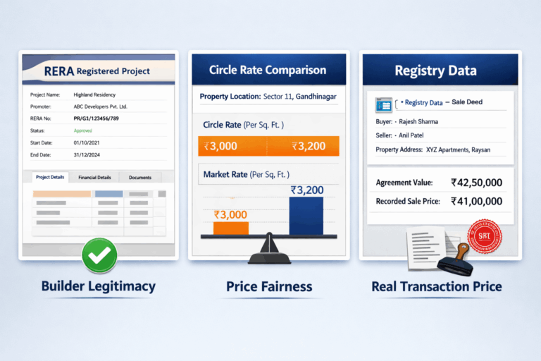 3 BHK Flats In Gandhinagar Under 90 Lakhs