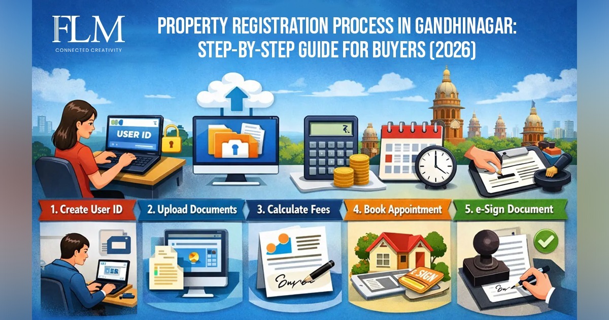 Property Registration Process In Gandhinagar: Step-by-Step Guide for Buyers (2026)