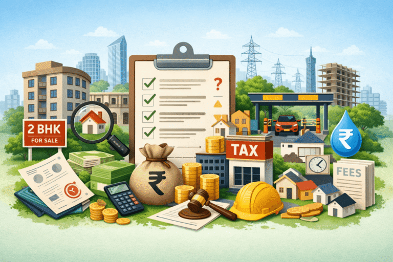 Hidden Costs While Buying 2 BHK Flats In Koba Gandhinagar