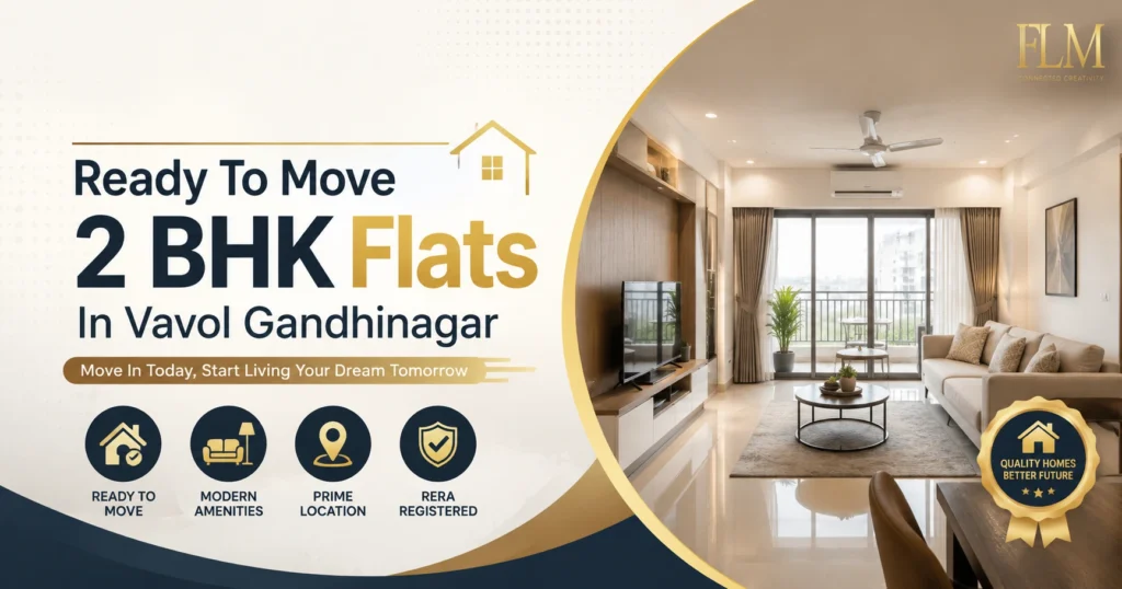 Ready To Move 2 BHK Flats In Vavol Gandhinagar