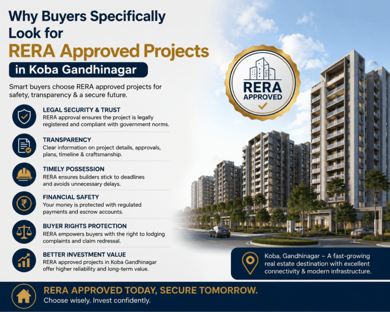 RERA Approved Projects in Koba Gandhinagar