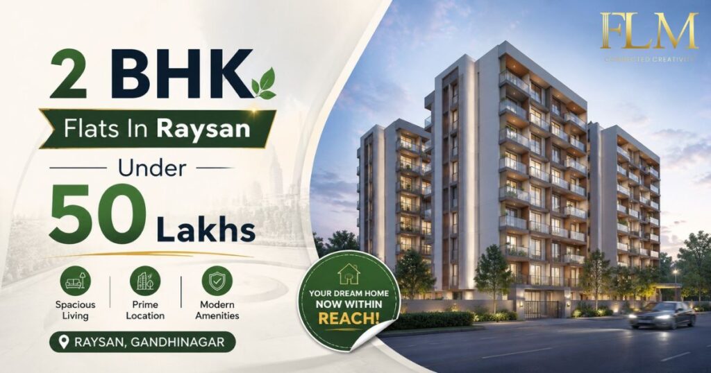 Affordable 2 BHK Flats In Raysan Under 50 Lakhs