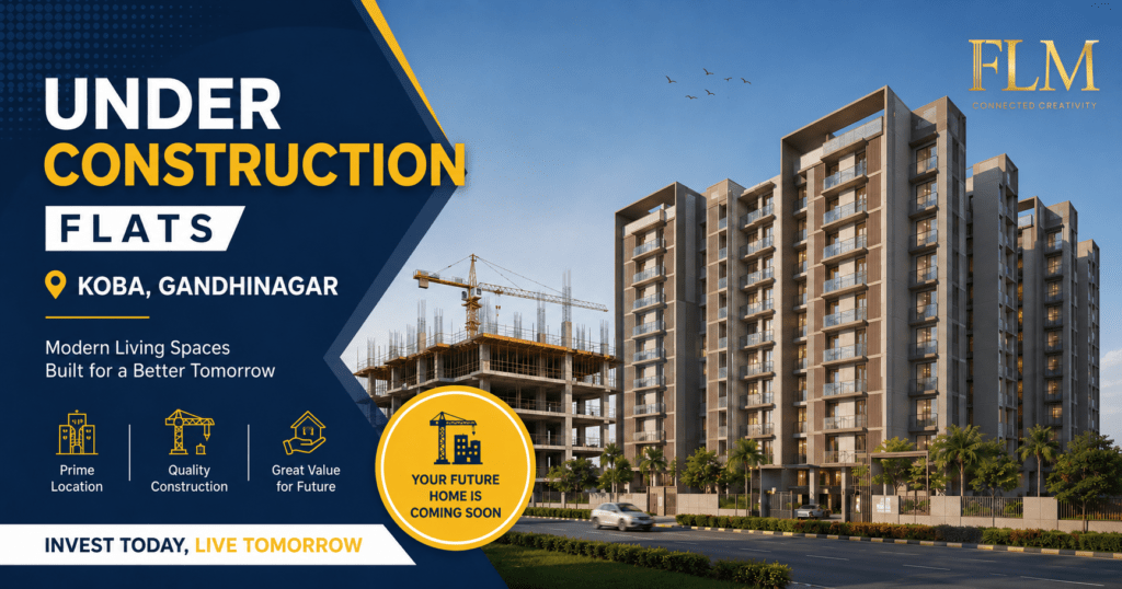 Under Construction Flats Koba Gandhinagar