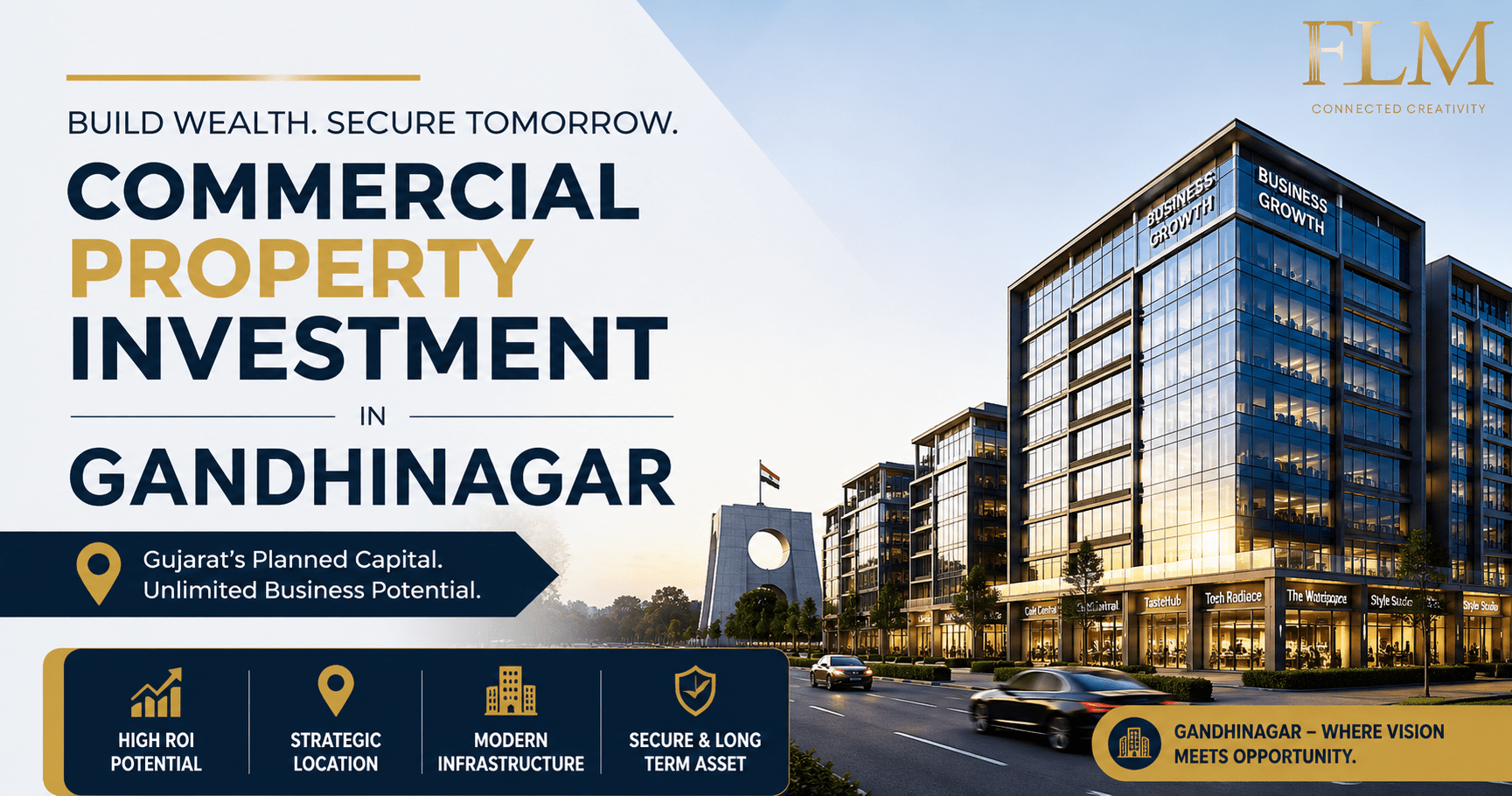 Commercial Property Investment in Gandhinagar: Key Opportunities & Risks Explained