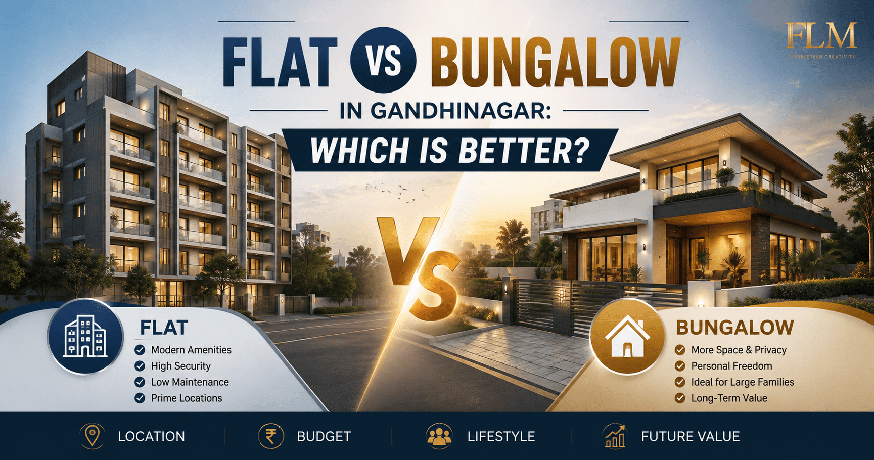 Flat vs Bungalow In Gandhinagar: Which Is Better? 