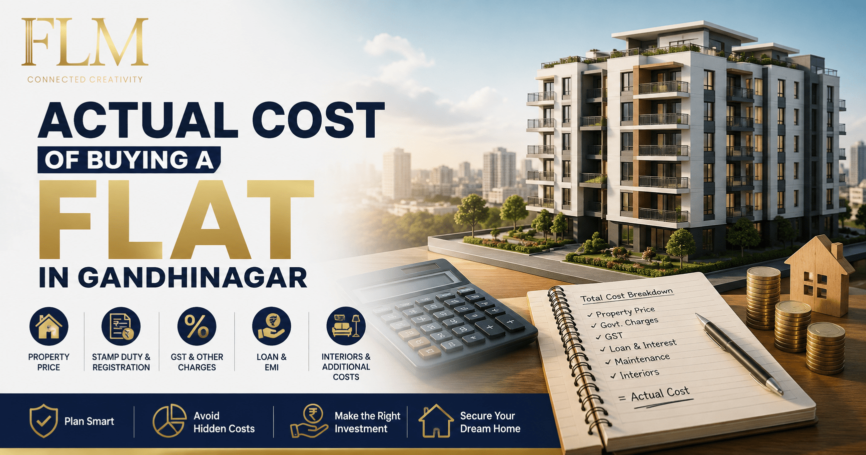 Actual Cost of Buying a Flat In Gandhinagar: 10 Hidden Expenses to Know