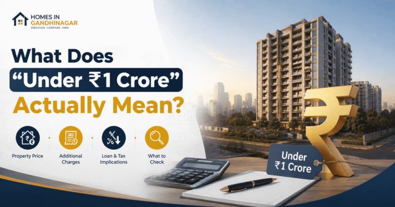 3 BHK Flats In Gandhinagar Under 1 Crore