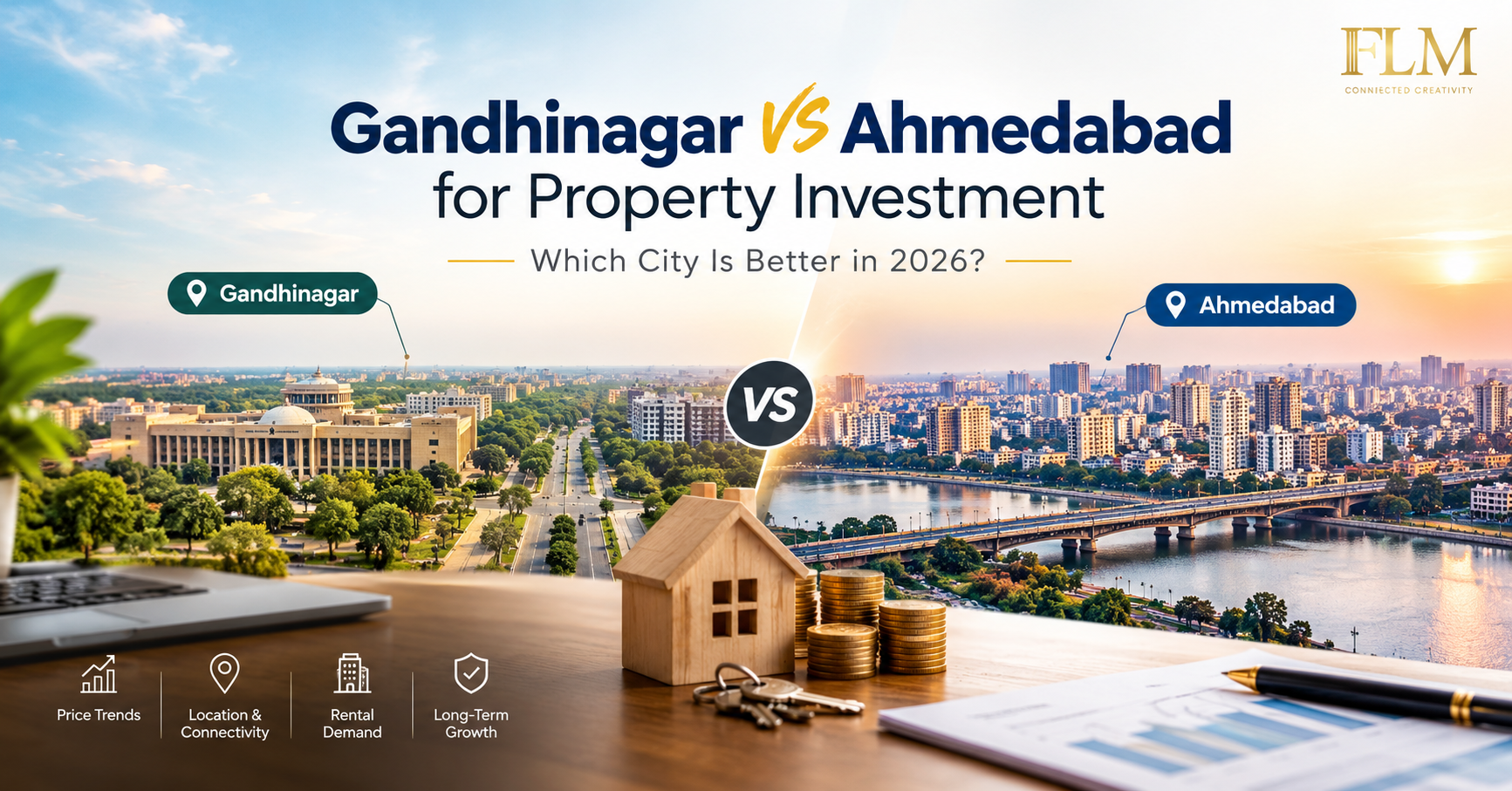 Gandhinagar vs Ahmedabad for Property Investment: Which City Is Better in 2026?