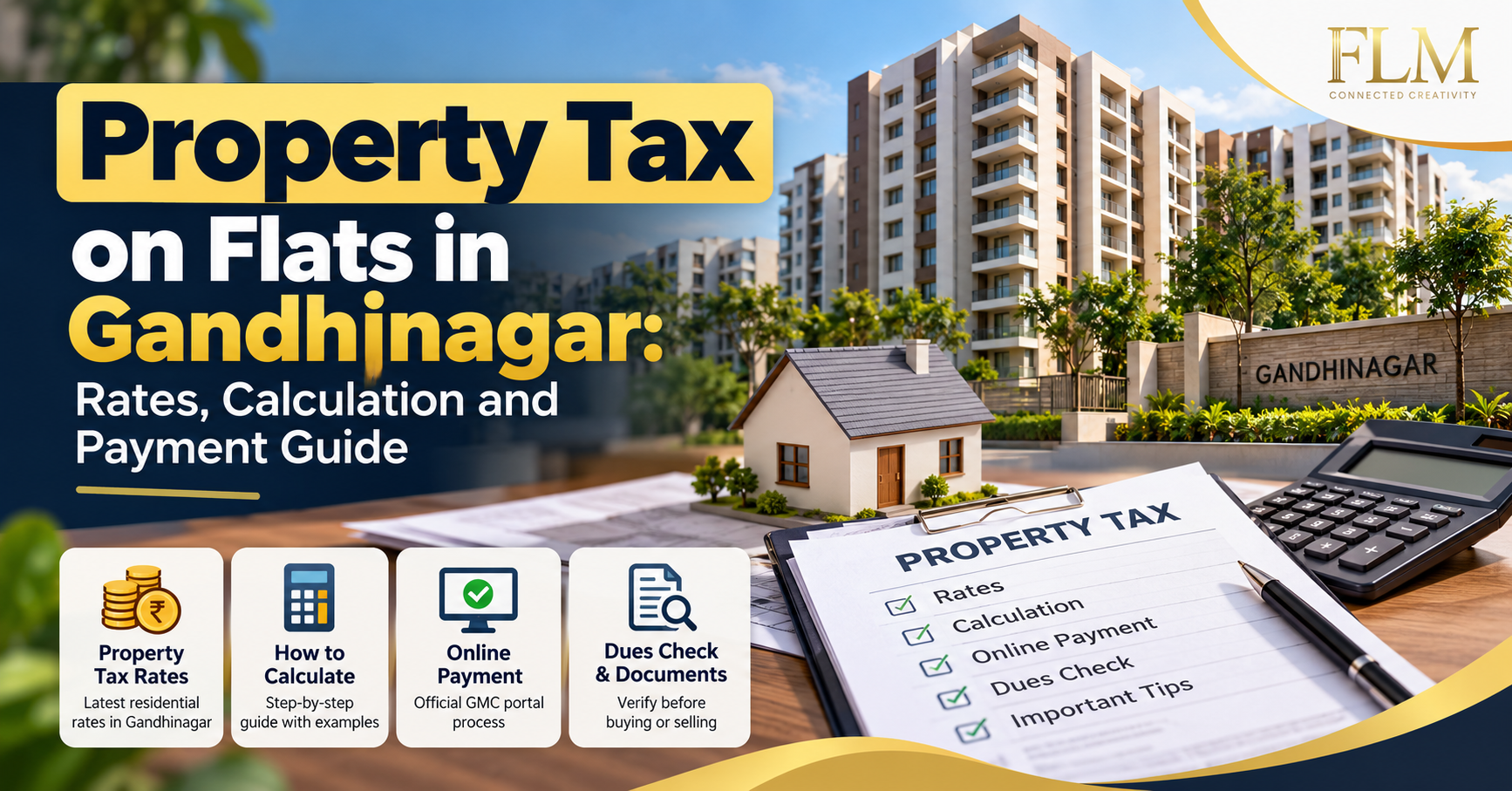 Property Tax on Flats in Gandhinagar: Rates, Calculation and Payment Guide
