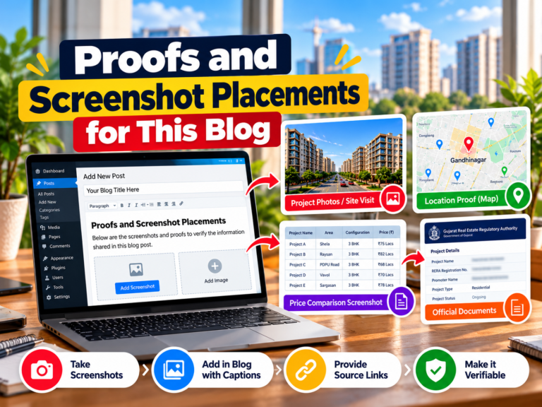 Carpet Area vs Built-Up Area in Gandhinagar Flats: What Homebuyers Must Know Before Booking