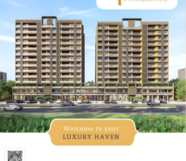 Luxury apartment advertisement with contact details